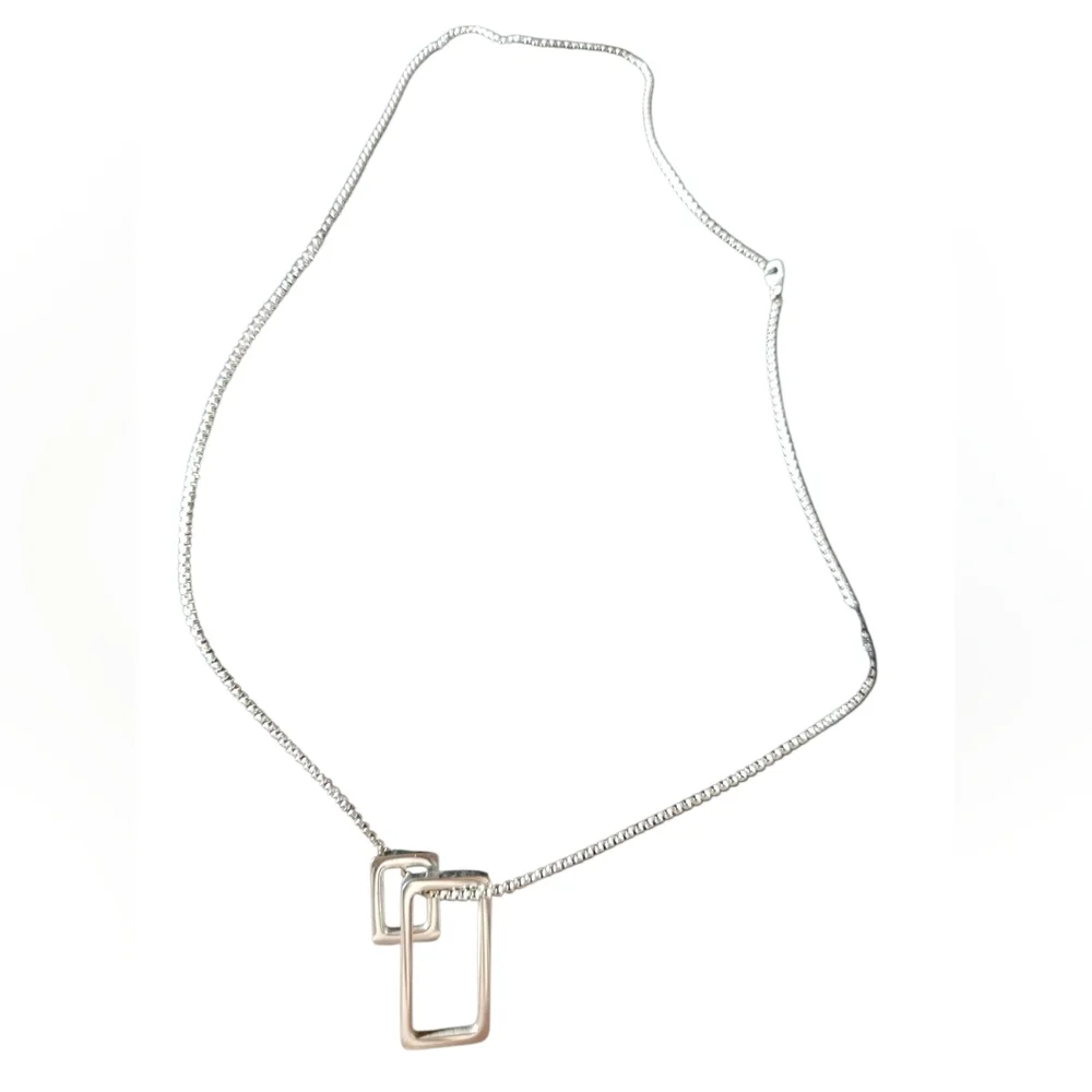 New Stainless Steel Geometric Necklace
